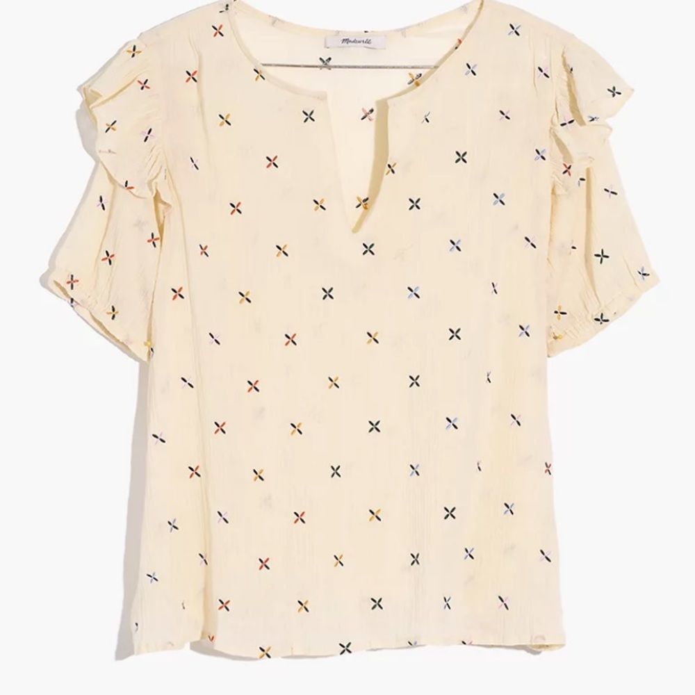 Madewell Embroidered Gazebo Top